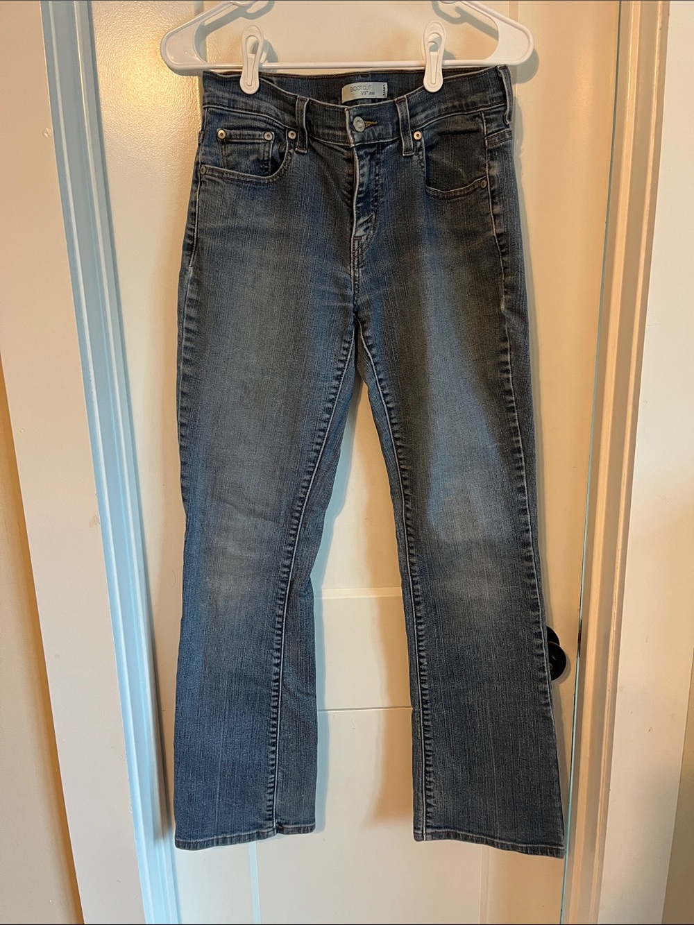Levi's Women's Faded Blue Bootcut 515 Jeans